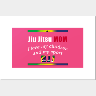 Jiu Jitsu mom Posters and Art